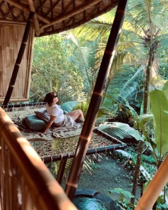 Villa Eco Bamboo Island Bali - Bamboo House #4 Selat Exterior foto