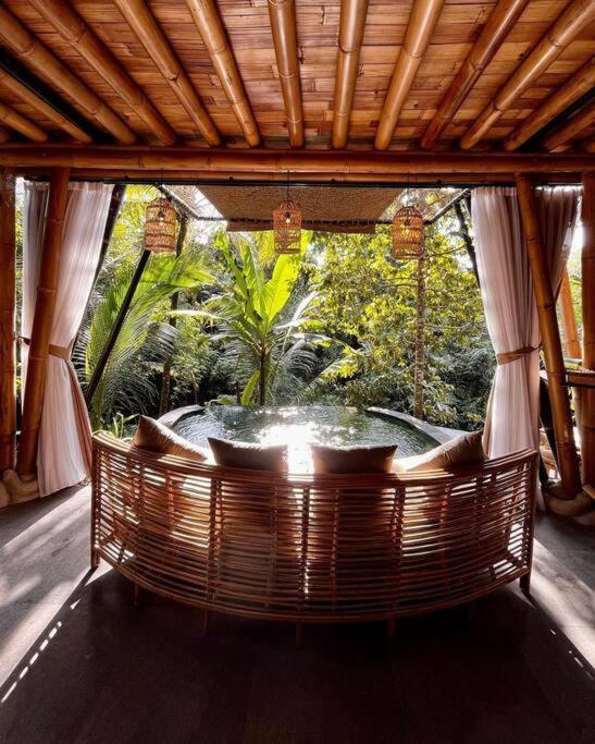 Villa Eco Bamboo Island Bali - Bamboo House #4 Selat Exterior foto