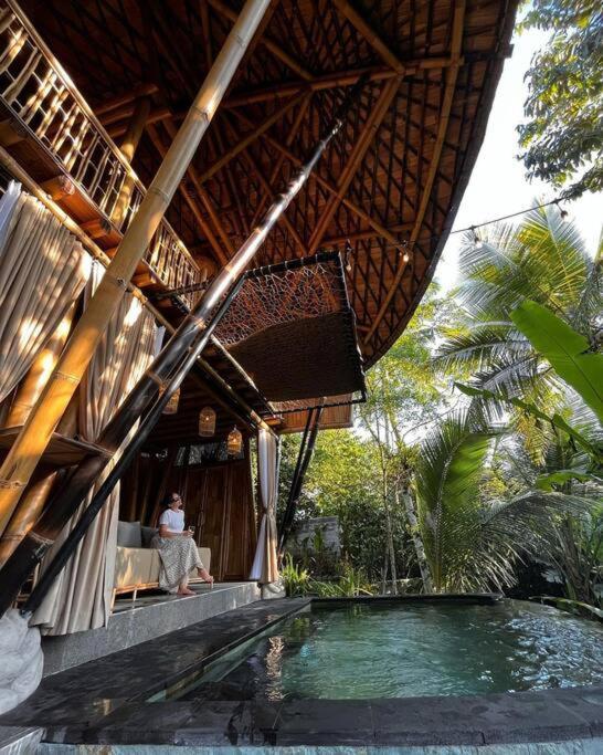 Villa Eco Bamboo Island Bali - Bamboo House #4 Selat Exterior foto