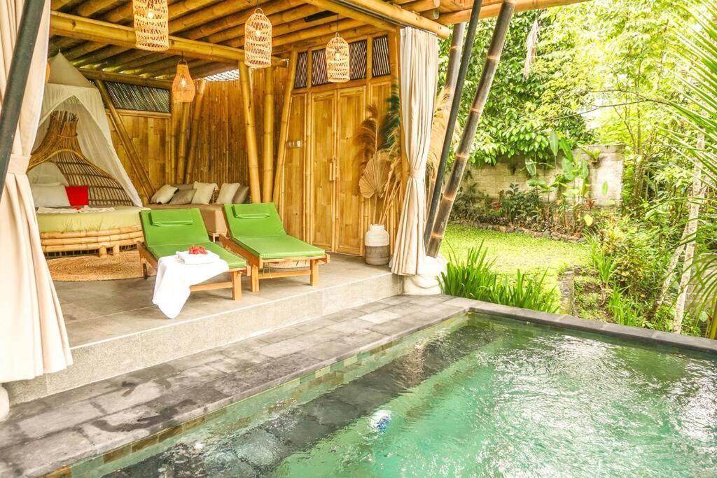 Villa Eco Bamboo Island Bali - Bamboo House #4 Selat Exterior foto